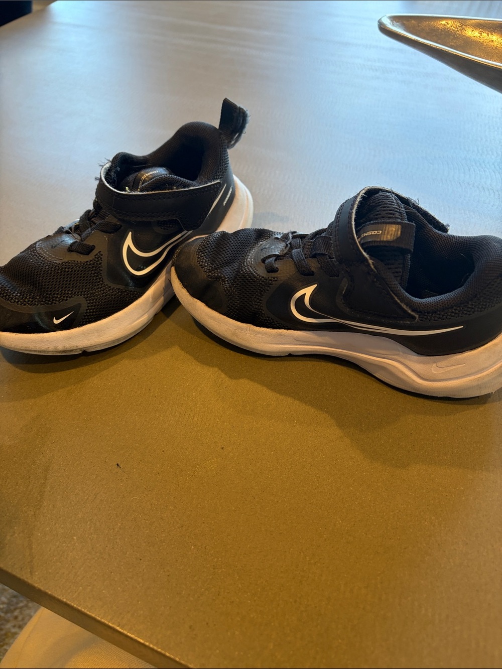 Nike Black and White Kids' Lightweight Sneakers